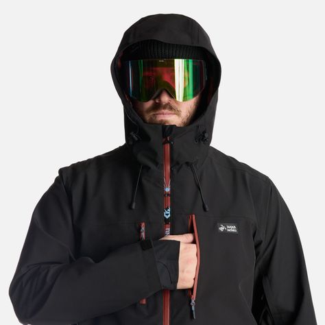 Chaqueta Hombre Viento Blanco Negro Haka Honu-5