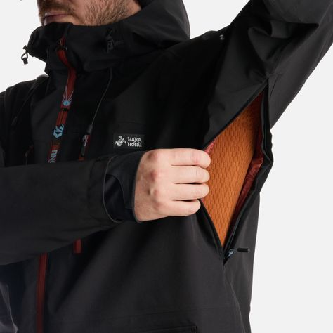 Chaqueta Hombre Viento Blanco Negro Haka Honu-7
