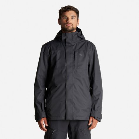Chaqueta Hombre Tres Cruces Fusion-3 Hoody Jacket Negro Lippi-1