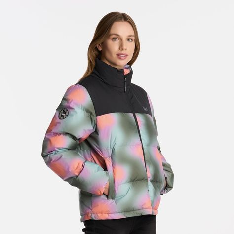 Chaqueta Mujer Urban Down Jacket Print Damasco Lippi I25-1
