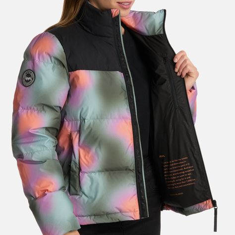 Chaqueta Mujer Urban Down Jacket Print Damasco Lippi I25-6