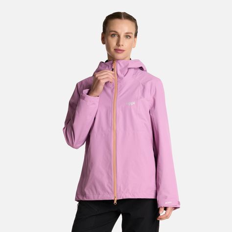 Chaqueta Mujer Shield B-Dry Hoody Rosa Fuerte Lippi I25-0