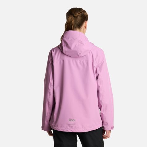 Chaqueta Mujer Shield B-Dry Hoody Rosa Fuerte Lippi I25-2
