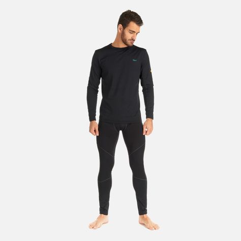 Primera Capa Hombre Skintec 2000 Warm Bottom Negro Lippi-8