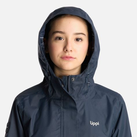 Chaqueta Teen Girl Blizzard B-Dry Hoody Jacket Azul Marino Lippi-4