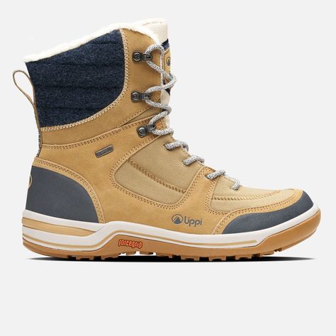 Bota Mujer Polar Light Taupe / Azul Noche Lippi I25-0