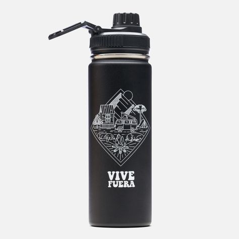 Botella Unisex Esport Negro Haka-Honu-0