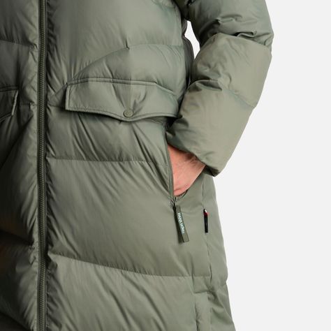Chaqueta Mujer Termal Verde Grisaceo Haka Honu-6