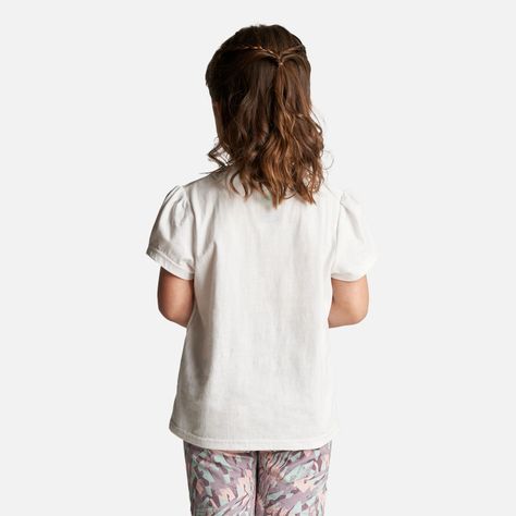 Polera Niña Logo Lippi T-Shirt Blanco Lippi V23-2