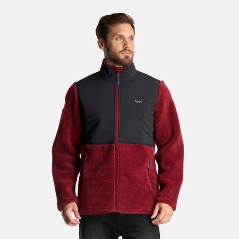 Chaqueta Hombre Glaciar Sherpa-Pro Jacket Burdeo Lippi-1