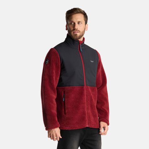 Chaqueta Hombre Glaciar Sherpa-Pro Jacket Burdeo Lippi-2