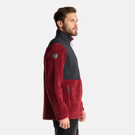 Chaqueta Hombre Glaciar Sherpa-Pro Jacket Burdeo Lippi-3