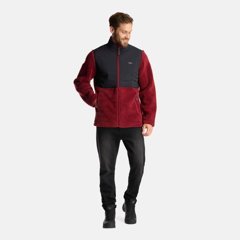 Chaqueta Hombre Glaciar Sherpa-Pro Jacket Burdeo Lippi-7