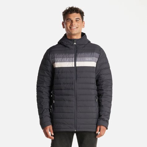 Chaqueta Hombre Infiernillo Con Gorro Negro Haka Honu I23-1