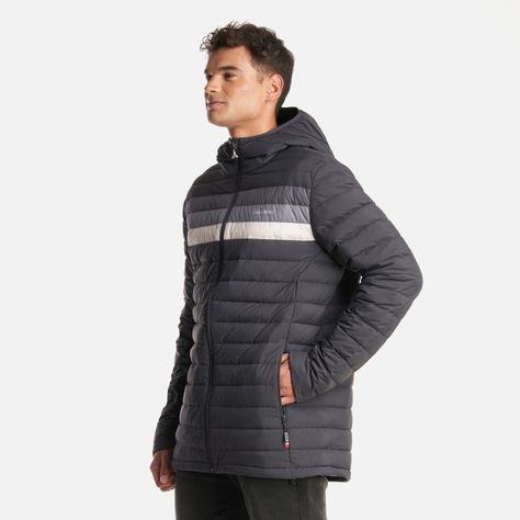 Chaqueta Hombre Infiernillo Con Gorro Negro Haka Honu I23-2