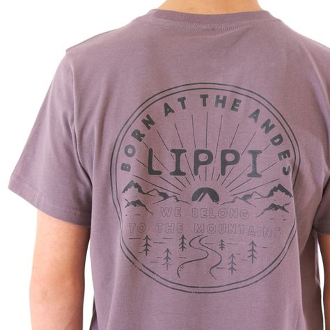 Polera Teen Boy Mountain UV-Stop T-Shirt Malva Lippi-5