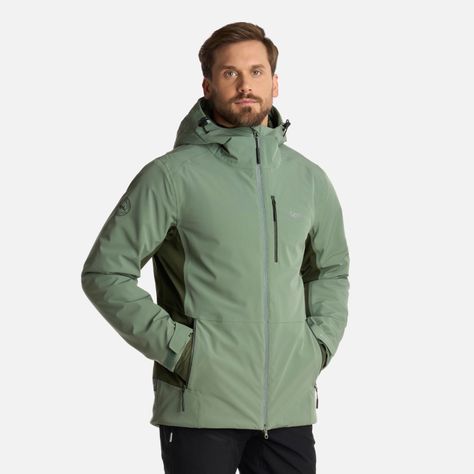 Chaqueta Hombre Snow Valley B-Dry Jade Oscuro Lippi I25-1