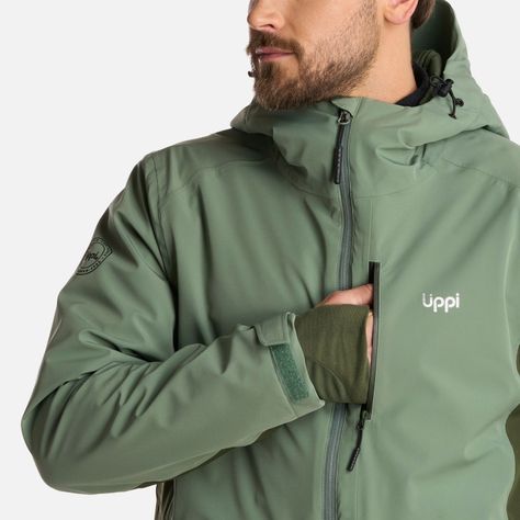 Chaqueta Hombre Snow Valley B-Dry Jade Oscuro Lippi I25-4