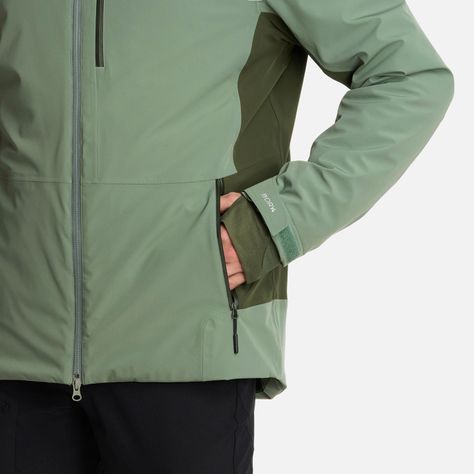 Chaqueta Hombre Snow Valley B-Dry Jade Oscuro Lippi I25-5