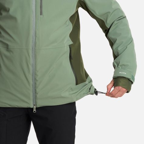 Chaqueta Hombre Snow Valley B-Dry Jade Oscuro Lippi I25-6