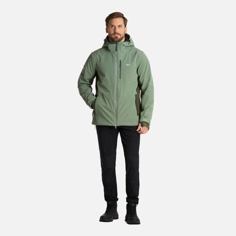 Chaqueta Hombre Snow Valley B-Dry Jade Oscuro Lippi I25-9