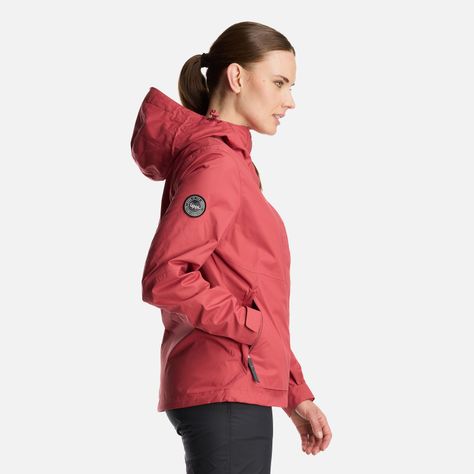 Chaqueta Mujer Blizzard B-Dry Hoody Jacket Rosa Oscuro Lippi-3
