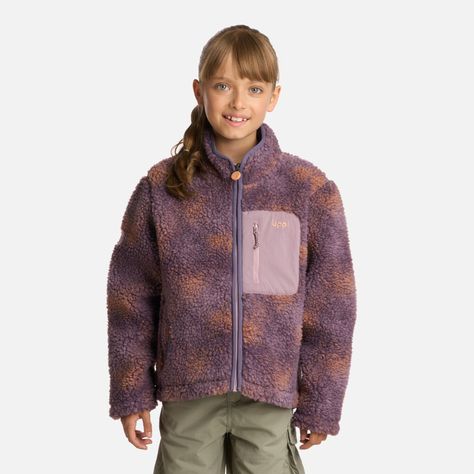 Polar Niña Glaciar Sherpa-pro Jacket Print Malva Lippi I25-0