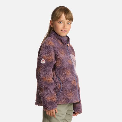 Polar Niña Glaciar Sherpa-pro Jacket Print Malva Lippi I25-1
