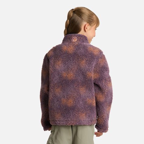 Polar Niña Glaciar Sherpa-pro Jacket Print Malva Lippi I25-2