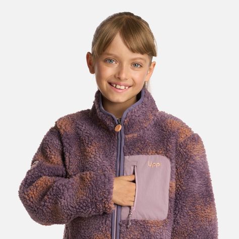 Polar Niña Glaciar Sherpa-pro Jacket Print Malva Lippi I25-3