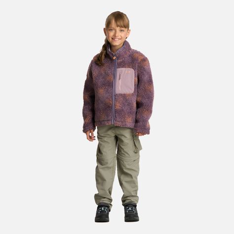 Polar Niña Glaciar Sherpa-pro Jacket Print Malva Lippi I25-5