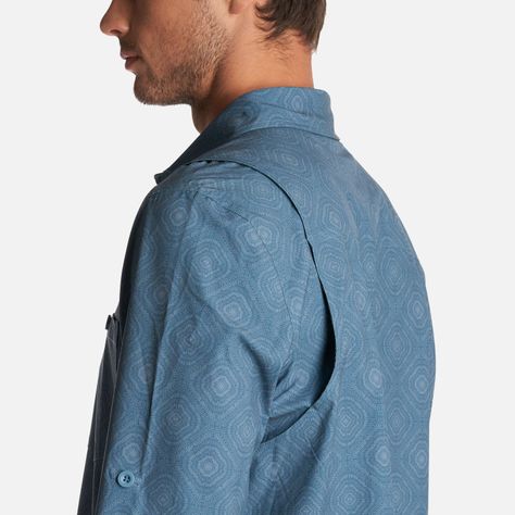 Camisa Hombre Cumbre Manga Larga Turquesa Oscuro Haka Honu-5