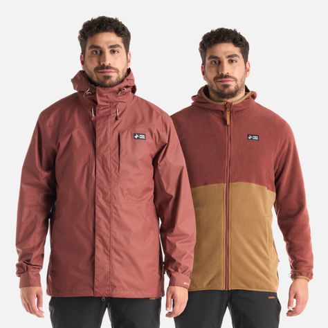 Chaqueta Hombre Corteza Vino Haka Honu I25-0