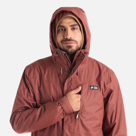 Chaqueta Hombre Corteza Vino Haka Honu I25-4