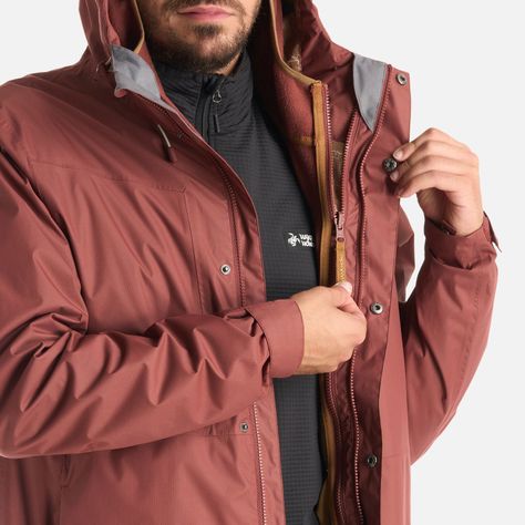 Chaqueta Hombre Corteza Vino Haka Honu I25-5