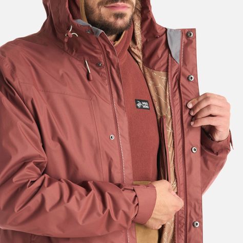 Chaqueta Hombre Corteza Vino Haka Honu I25-6