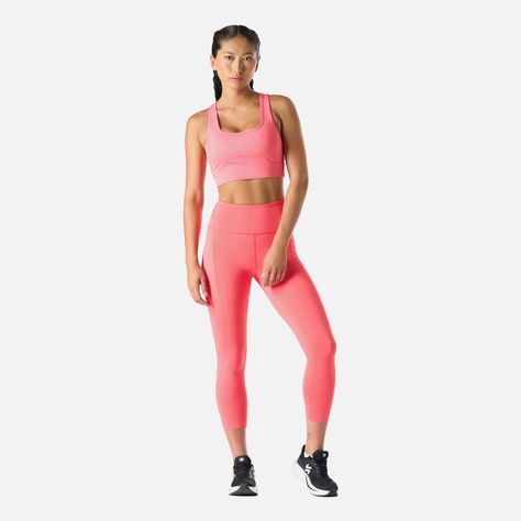 Peto Mujer Built To Move Medium Support Bra Coral Vulcano-6