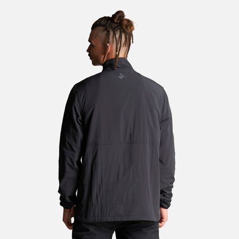 Poleron Hombre Del Sur 1/4 Zip Sin Capucha  Negro Haka Honu-3