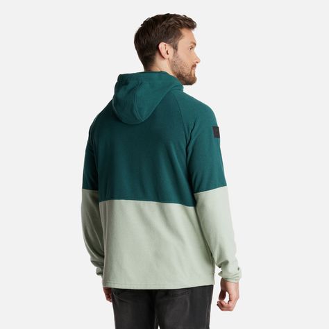 Poleron Hombre Stripes Nano-F Full Zip Hoody Petroleo Lippi V24-3