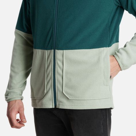 Poleron Hombre Stripes Nano-F Full Zip Hoody Petroleo Lippi V24-6