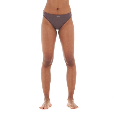 Ropa Interior Mujer Pack Skintec Sport Thong Malva y Taupe Lippi-1