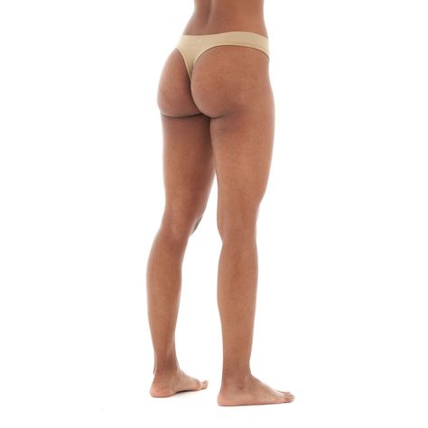 Ropa Interior Mujer Pack Skintec Sport Thong Malva y Taupe Lippi-4