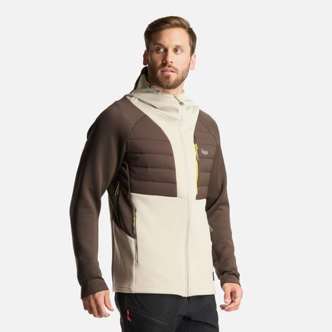 Chaqueta Hombre ColdMove WindBreaker SteamPro Hoody Jacket Cafe Oscuro Lippi I24-2