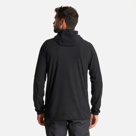 Poleron Hombre Jacaranda Nano-F 1/4 Zip Hoody Negro Lippi-3