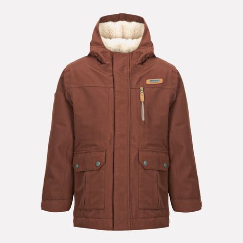 Chaqueta Niño Roble B-Dry Hoody Jacket Terracota Lippi I22-0