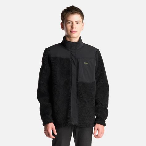 Chaqueta Teen Boy Glaciar Sherpa-Pro Jacket Negro Lippi-1