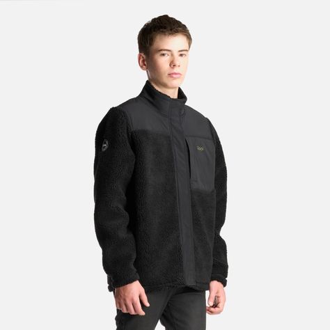 Chaqueta Teen Boy Glaciar Sherpa-Pro Jacket Negro Lippi-2