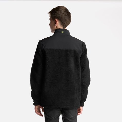 Chaqueta Teen Boy Glaciar Sherpa-Pro Jacket Negro Lippi-3