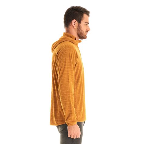 Poleron Hombre Jacaranda Nano-F 14 Zip Hoody Mostaza Lippi-3
