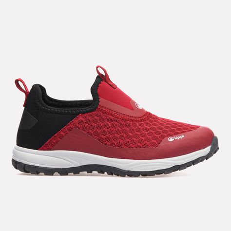 Zapatilla Niño Panal Kids Rojo Negro Lippi-0